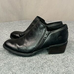 Timberland Boots Women’s 9 Sutherlin Bay Low Side Zip Block Heel Corpcore Black